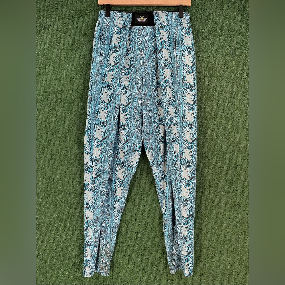 VTG 80’s Tropicana Apparel Hawaii Gecko Patterned Muscle Beach Pants Men’s Small